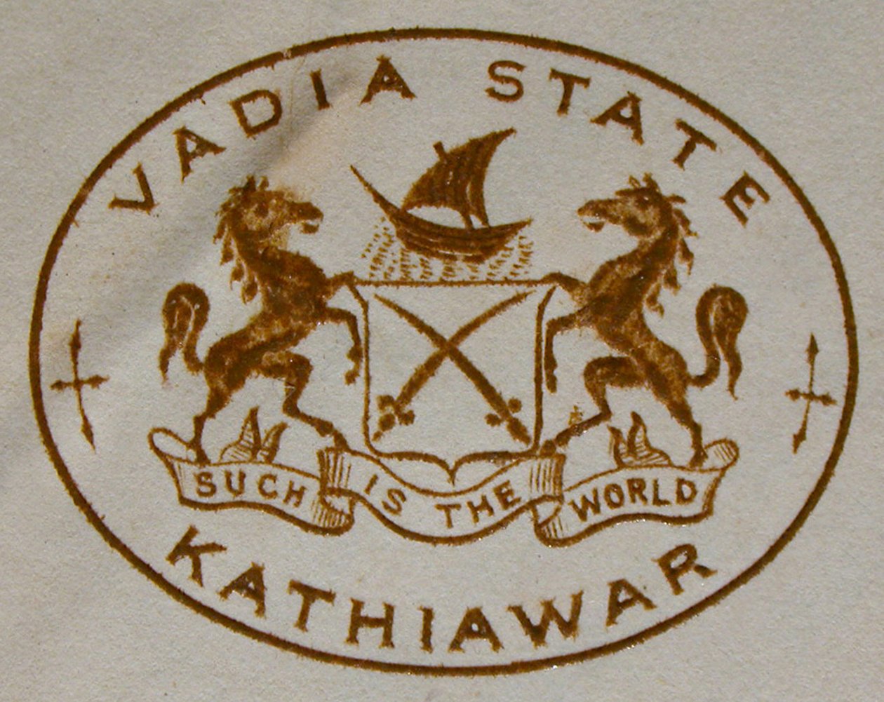 徽章 20 世纪早期; Vadia Saurashtra; Gujarat; 印度 作者 未知艺术家
