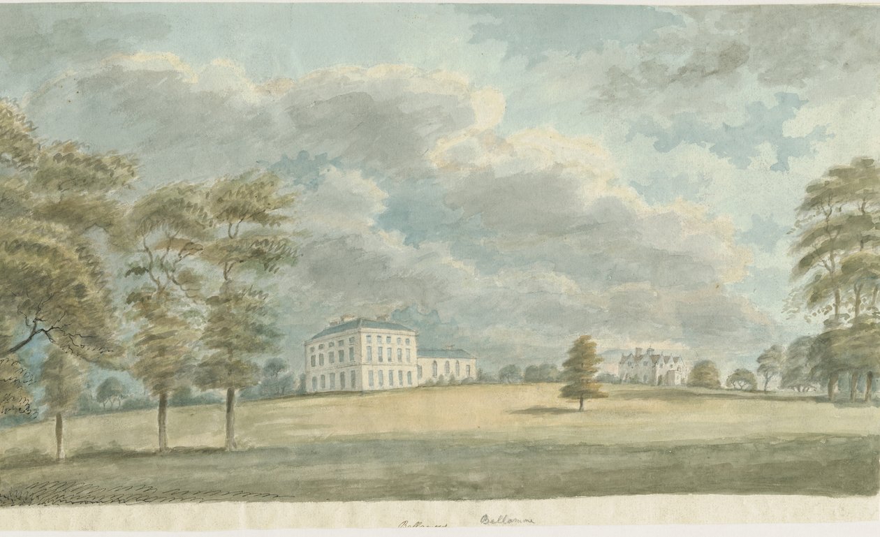 科尔顿-贝拉莫尔之家：水彩画，nd [c 1820] 作者 不明