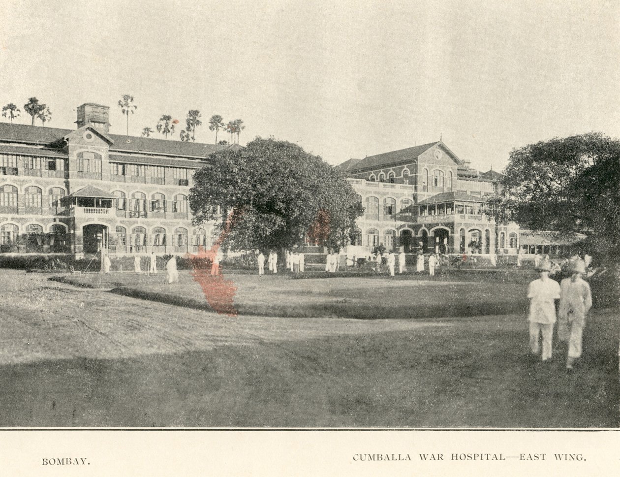 坎巴拉战争医院，约 1900 年代（照片） 作者 未知艺术家