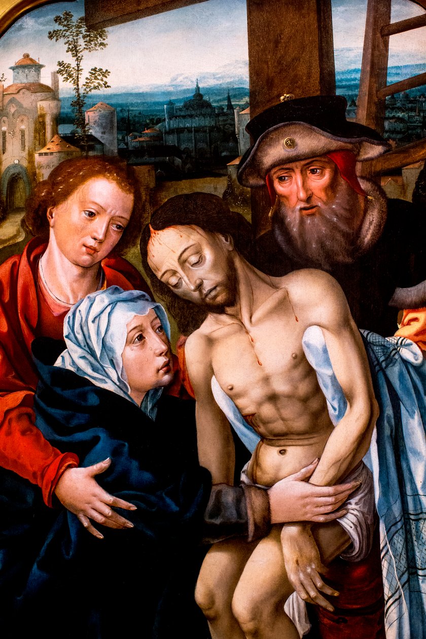 Descent from the cross, attributed to Peter Coeck van Aelst 作者 不明