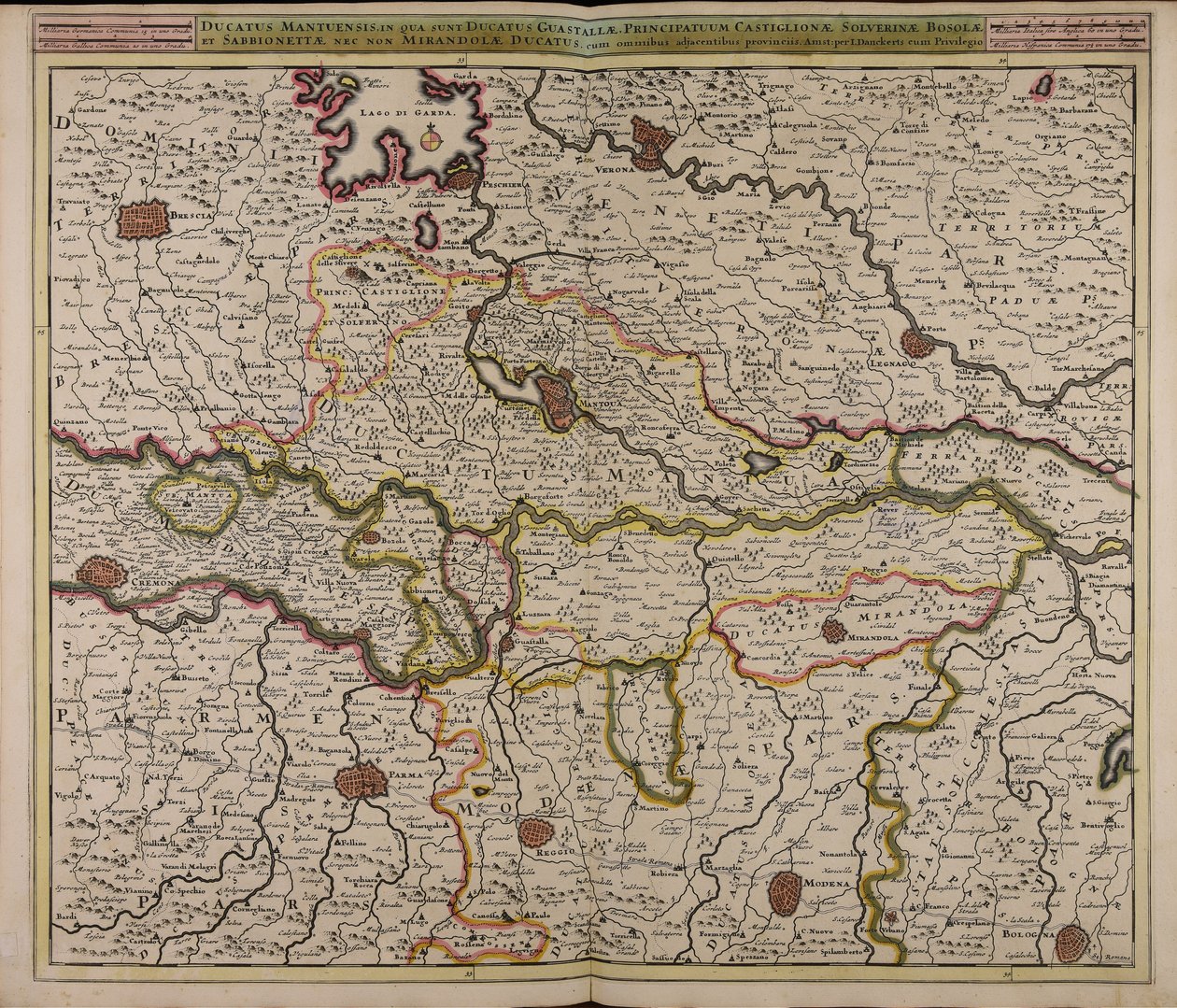 Ducatus Mantuensis : in qua sunt ducatus Guastallae principatuum Castiglionae Solverinae Bosolae et Sabbionettae nec non Mirandolae ducatus : cum ommibus adjacentibus provinciis 作者 未知艺术家