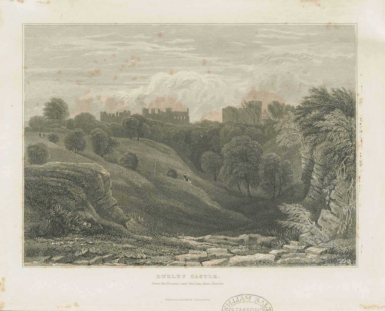 达德利城堡（Dudley Castle）：钢雕刻，nd [19％] 作者 不明