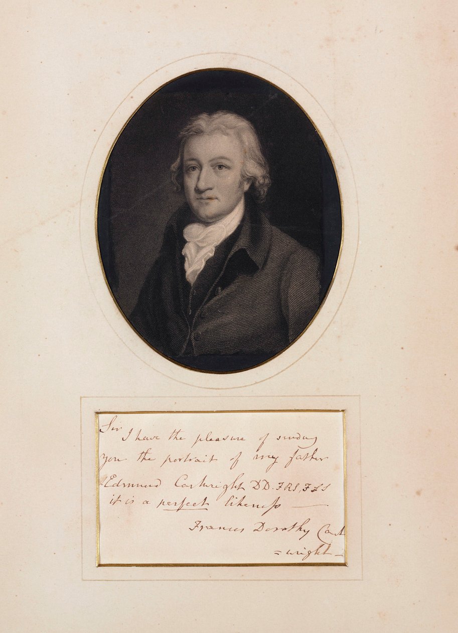 Edmund (Edmond) Cartwright, British textiles pioneer, late 18th-early 19th centuries 作者 不明