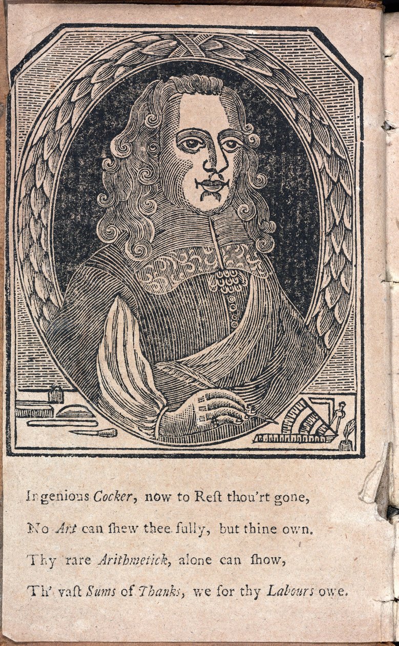 Edward Cocker，英国数学家和雕刻师 作者 不明