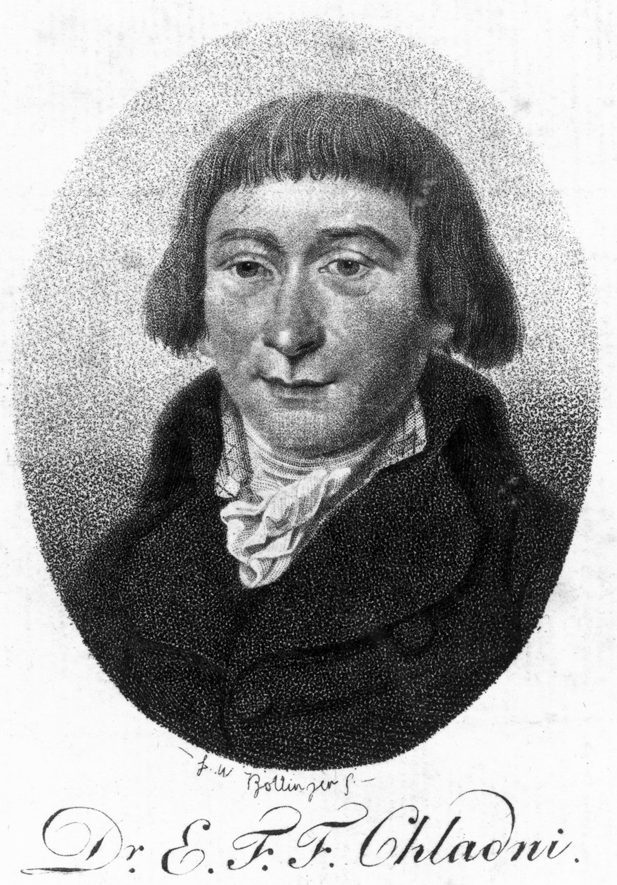 Ernst Florens Friedrich Chladni, 德国物理学家 作者 不明