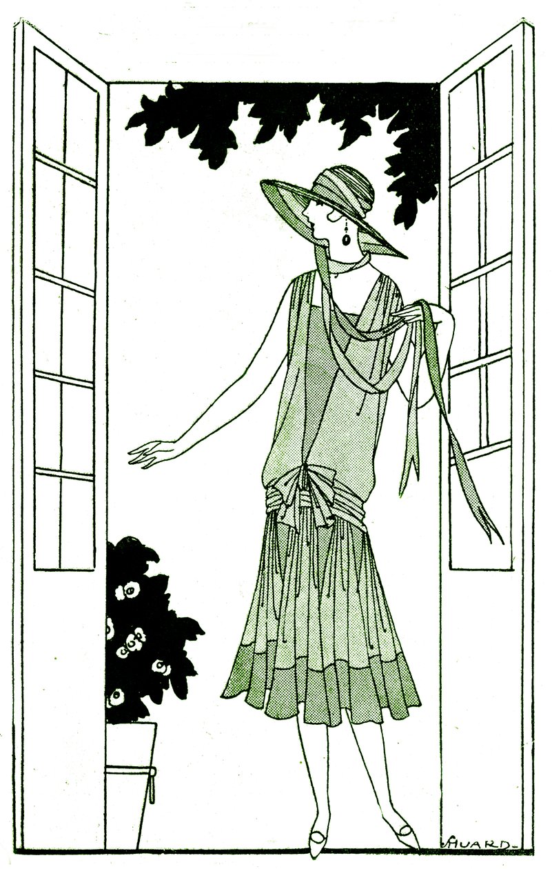 时尚：1925 年 5 月的服饰 作者 未知艺术家