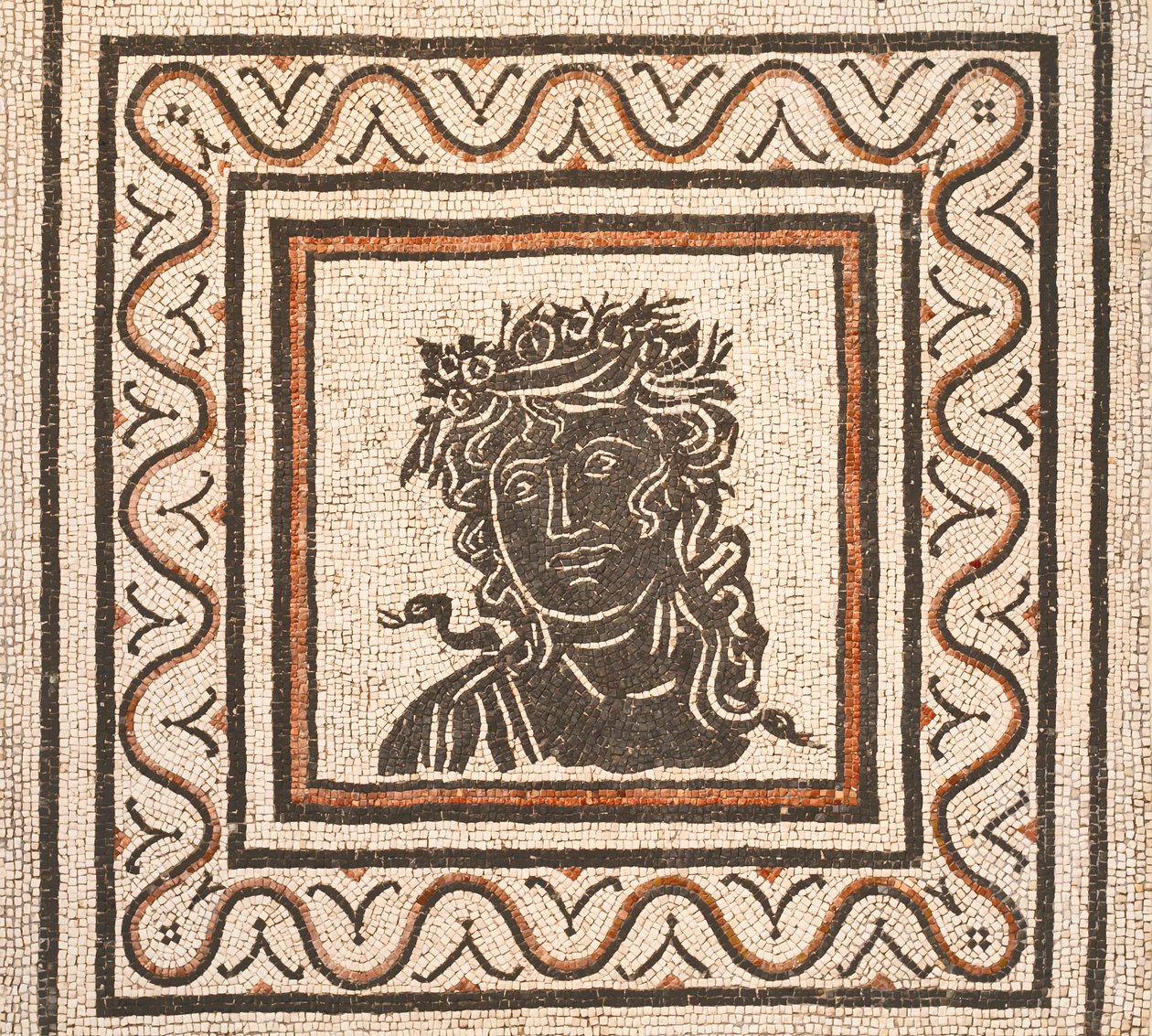 中心季节图像的地板马赛克，公元三世纪，罗马国家博物馆（museo nazionale romano），罗马，意大利 作者 未知艺术家