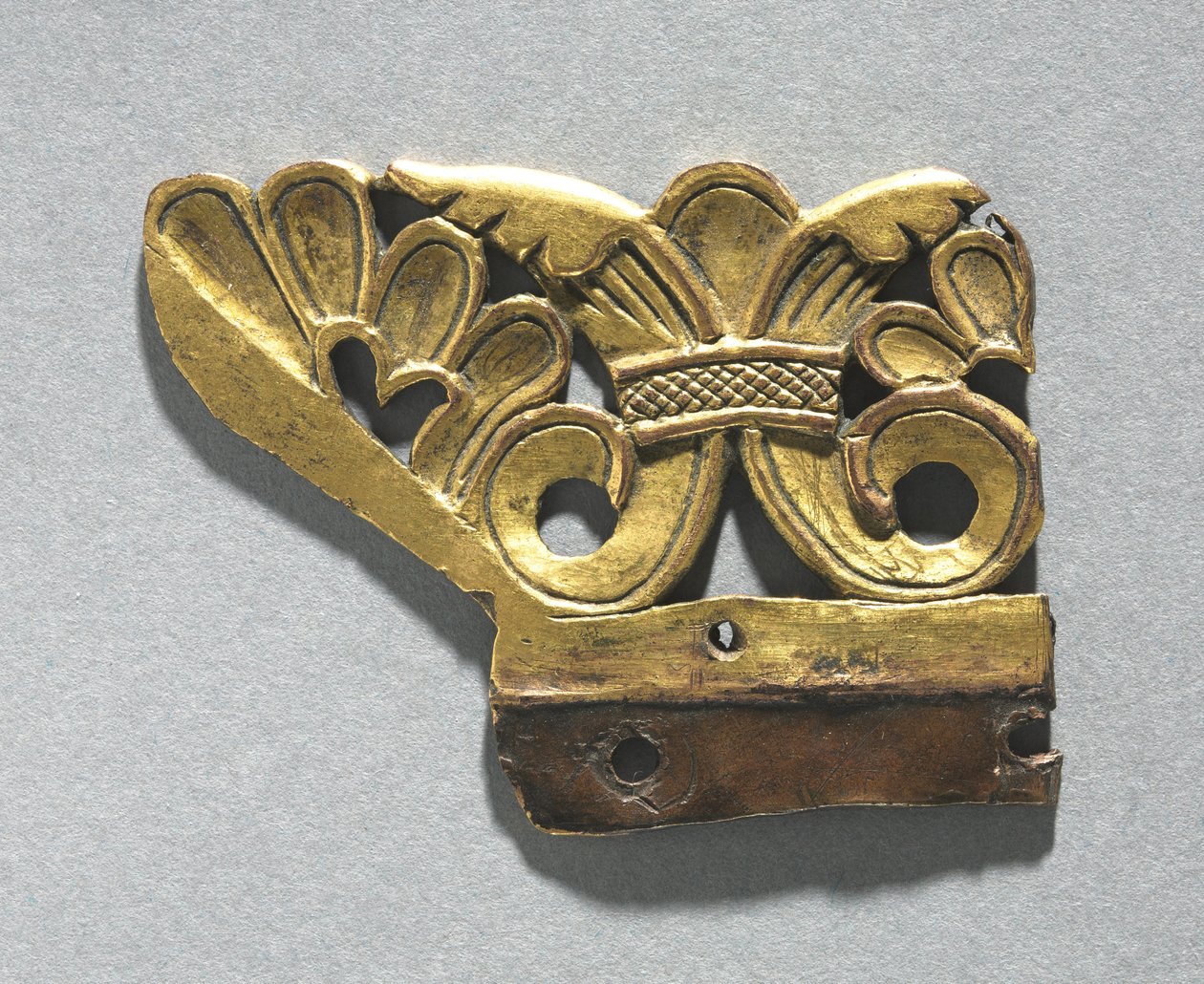 从圣地神社观赏冠的片段，约1165-1180年 作者 不明