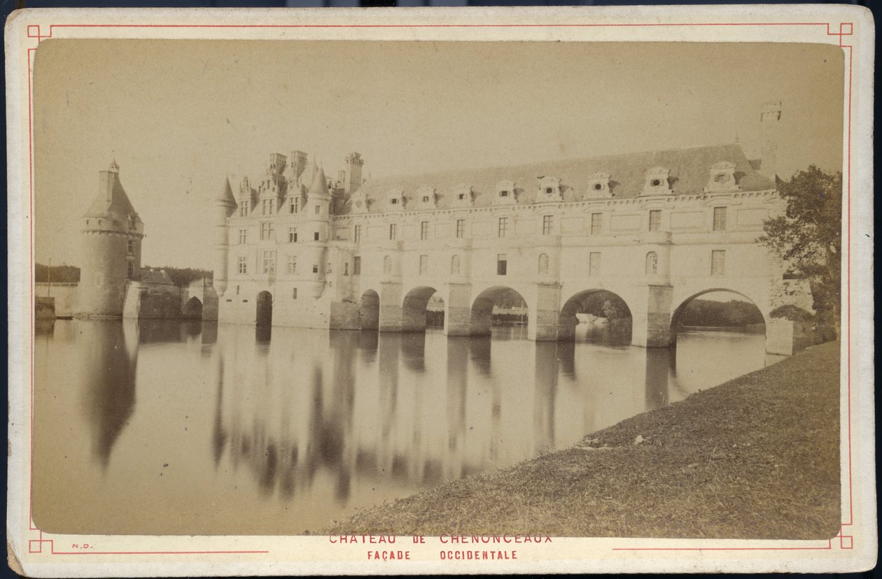 法国, 中部, Indre-et-Loire (37), Chenonceaux: Chateau de Chenonceau 作者 未知艺术家