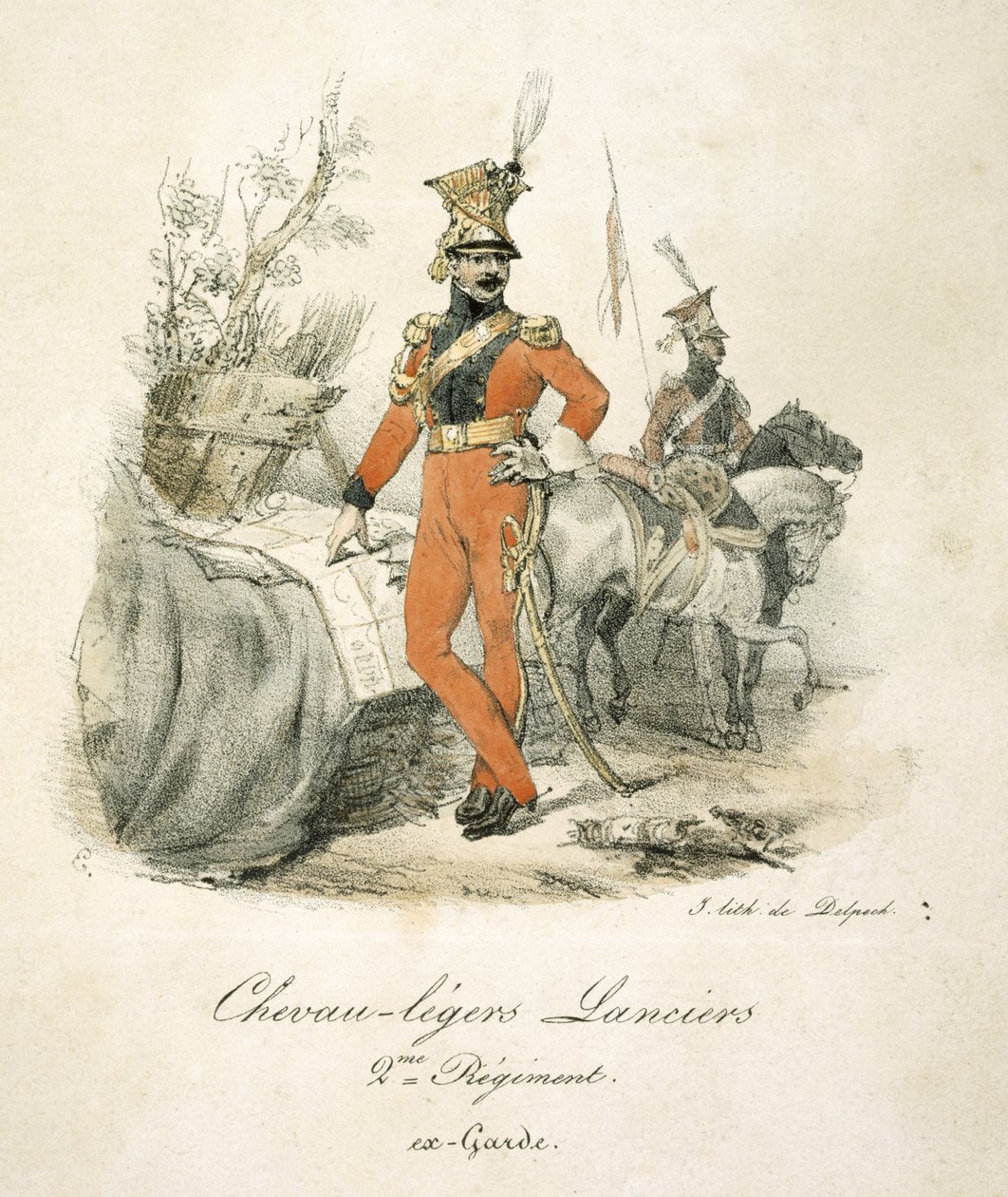 French Lancers 作者 未知艺术家
