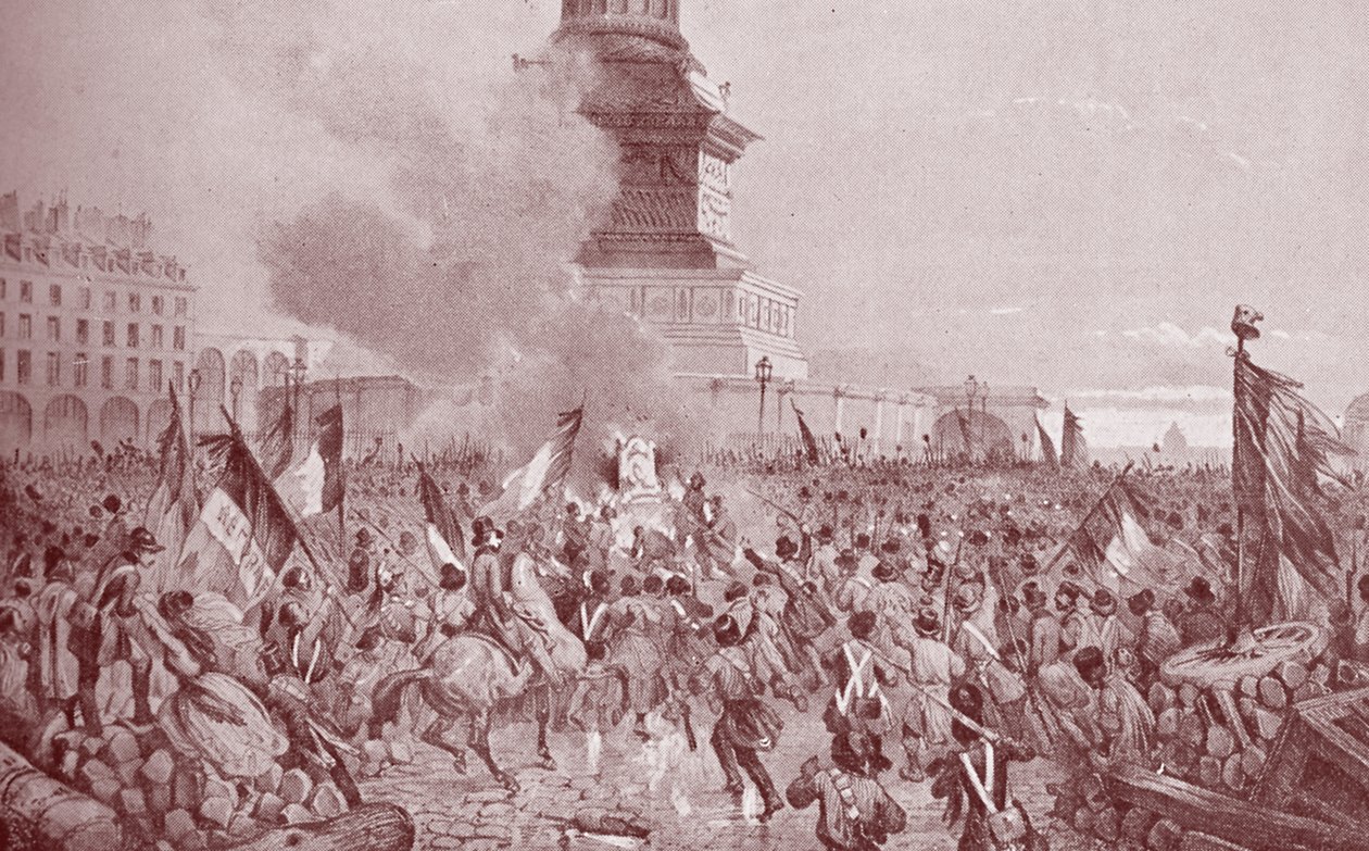 1848年法国大革命（雕版画 作者 扬·科内利斯·沃达努斯