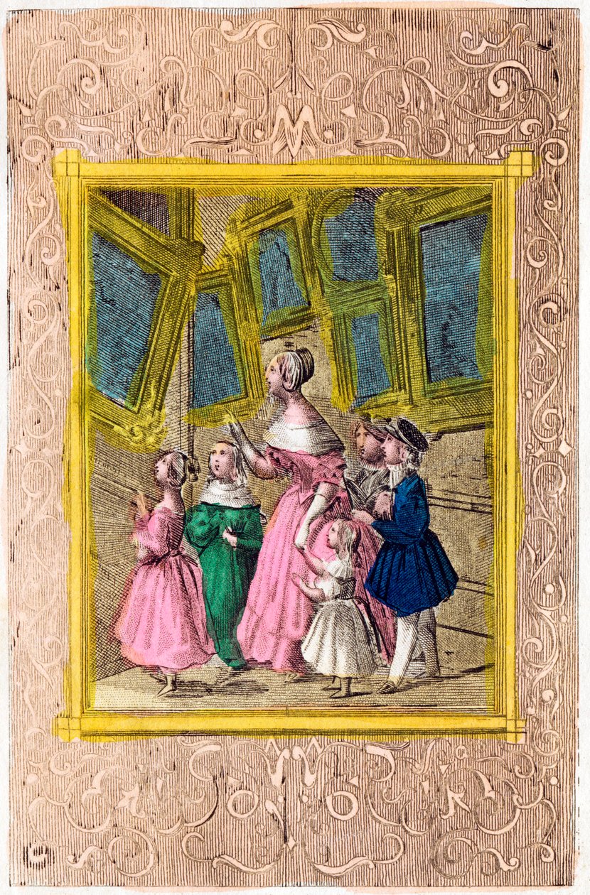 “Abecedaire du musee des petits enfans 或代表要模仿的品质和要避免的错误的主题的选择”的卷首画。1830 年（印刷品） 作者 不明