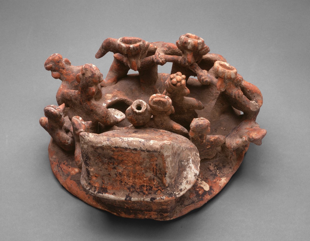 丧葬的脸颊穿刺仪式，公元前200年至公元300年 作者 不明