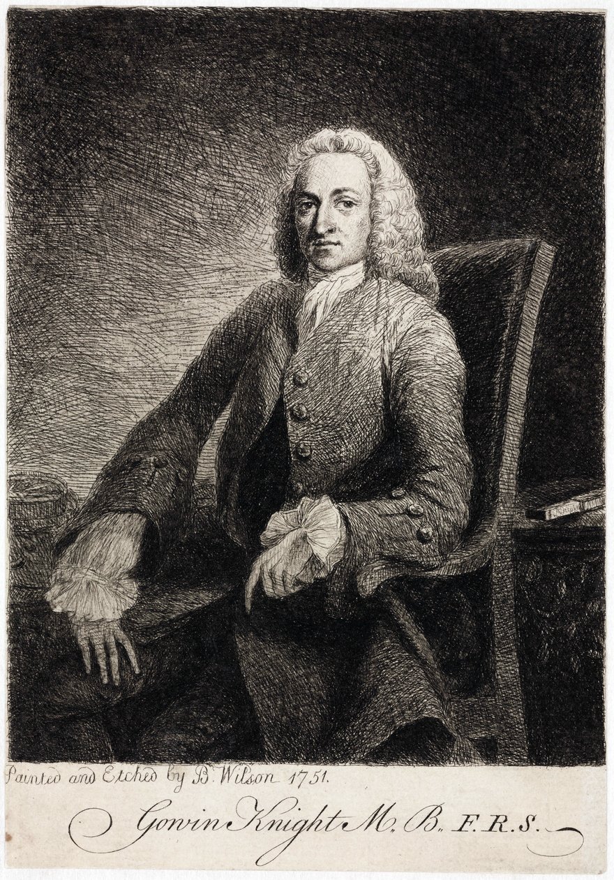 Gowin Knight, scientist, c 1751 作者 不明
