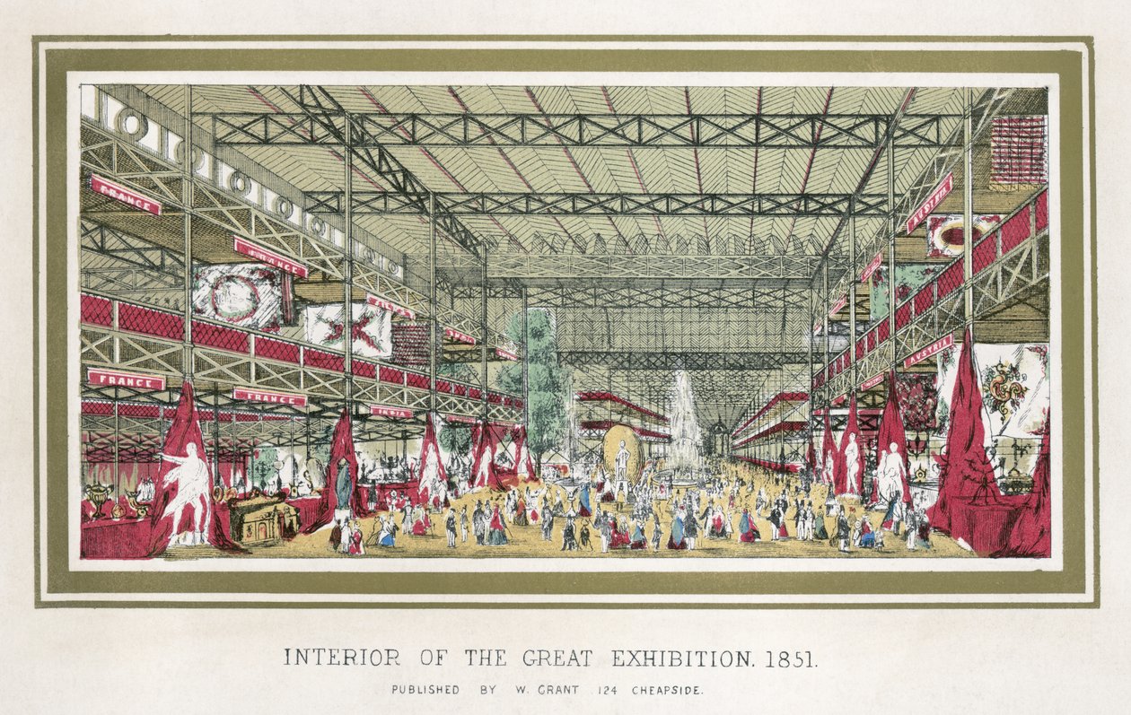 1851 年海德公园大展览 作者 未知艺术家