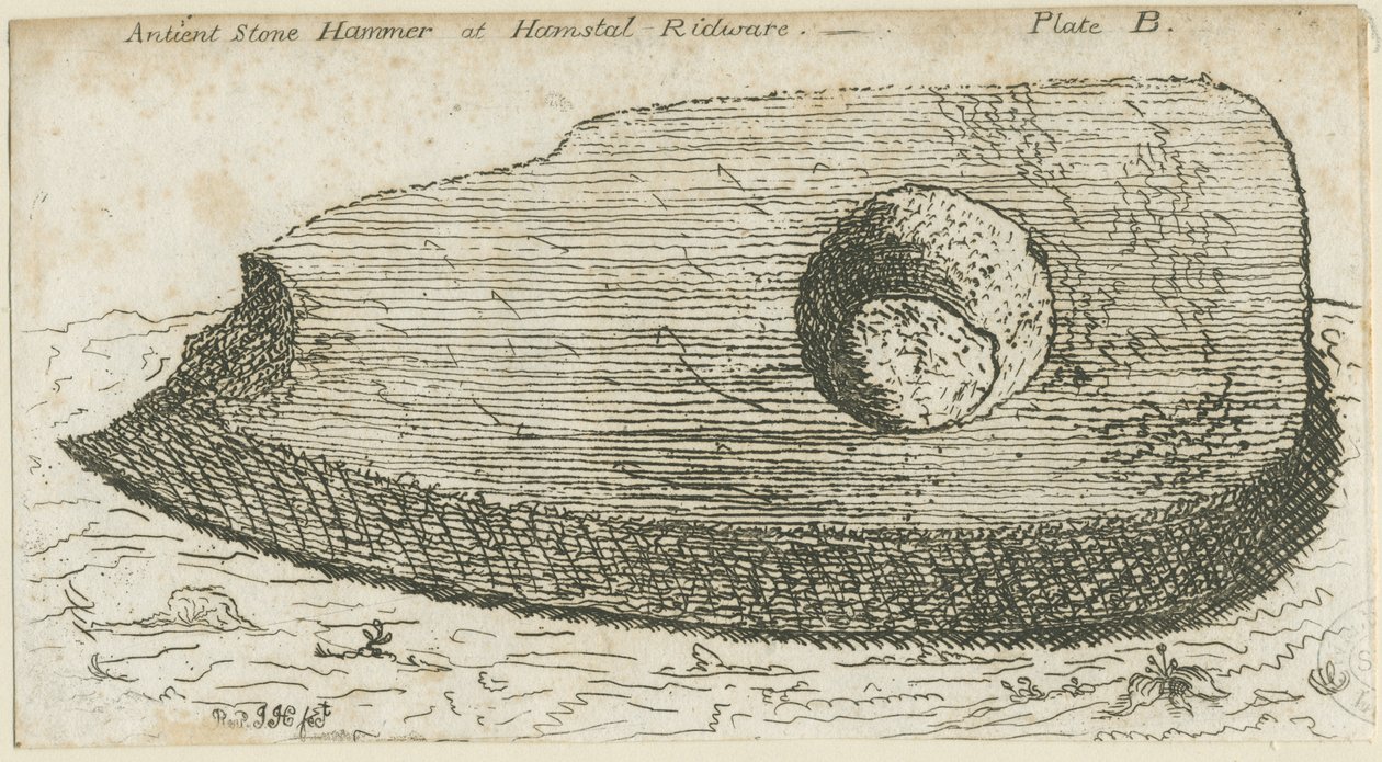 Hamstall Ridware-考古发现：蚀刻，nd [？18th cent] 作者 不明