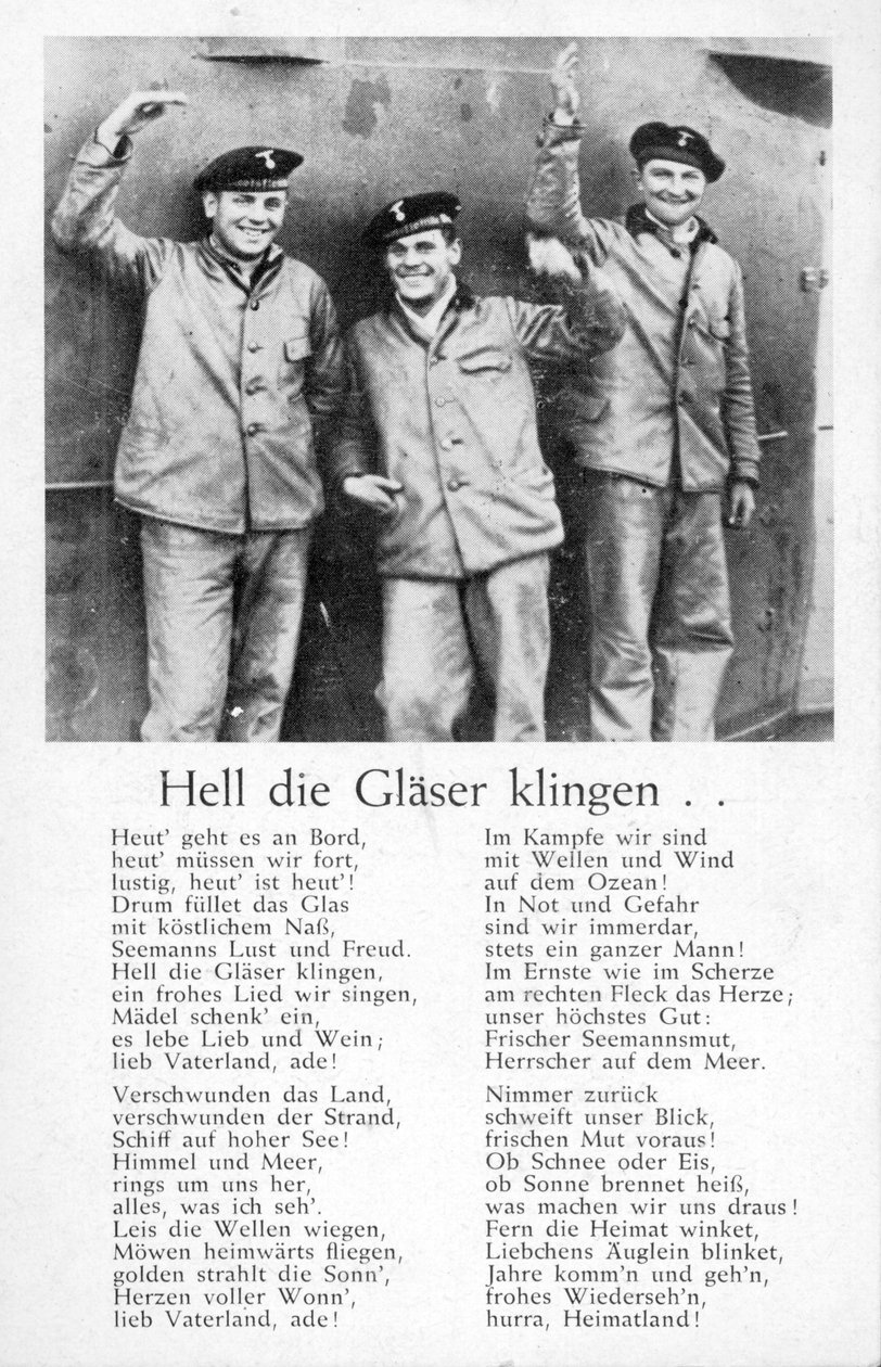 Glaeser klingen的地狱，明信片（平版）。 作者 不明