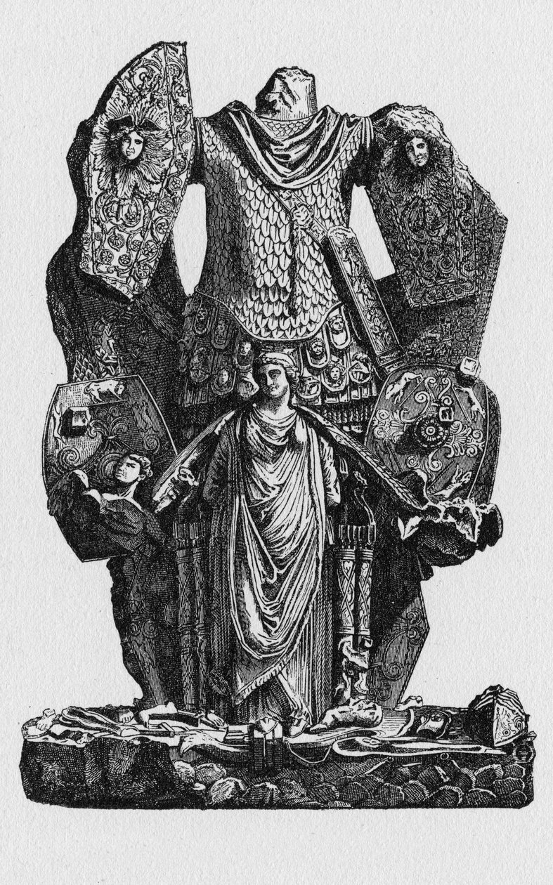 古罗马的历史。1872年的罗马版画 作者 不明