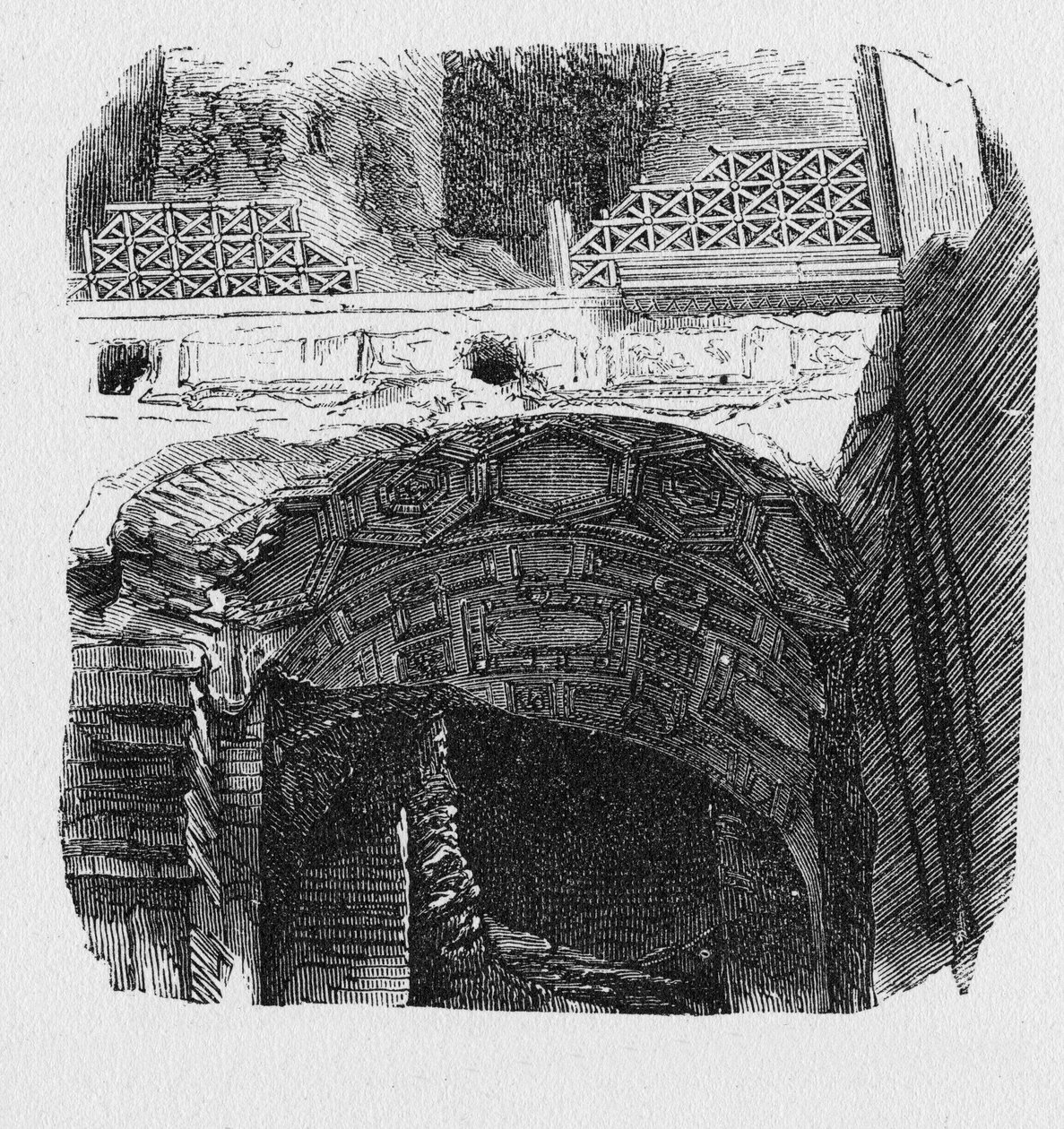 古罗马的历史。1872年的罗马版画 作者 不明