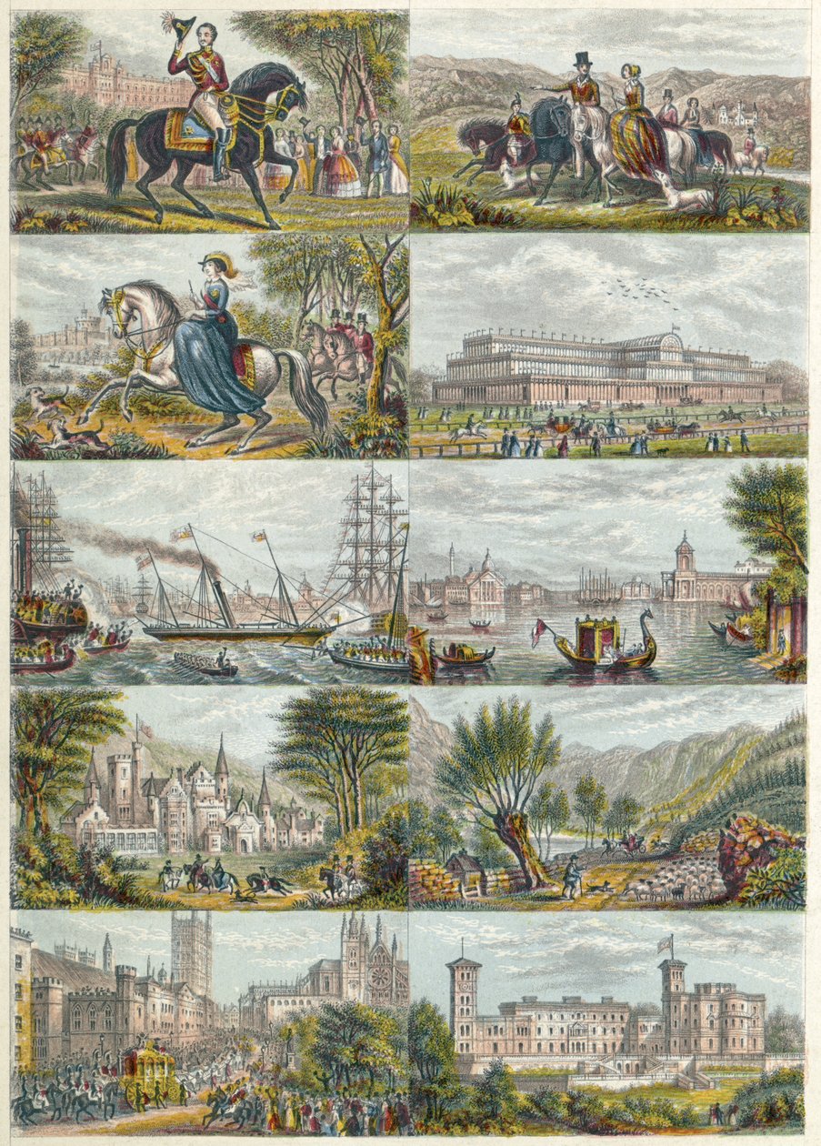 1851 年的插图 作者 未知艺术家
