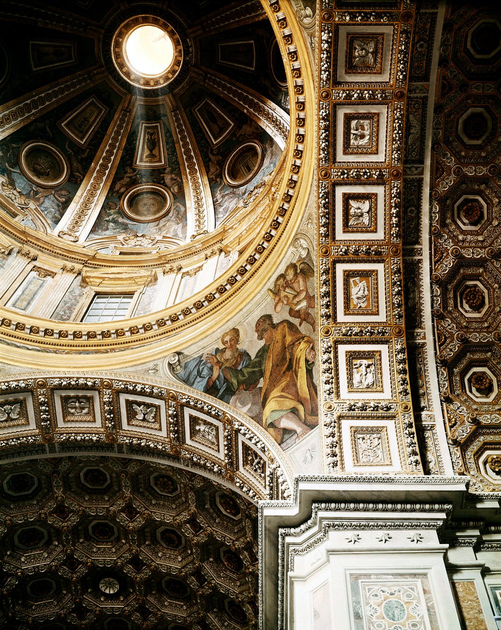 Interior view of the dome of St. Peter