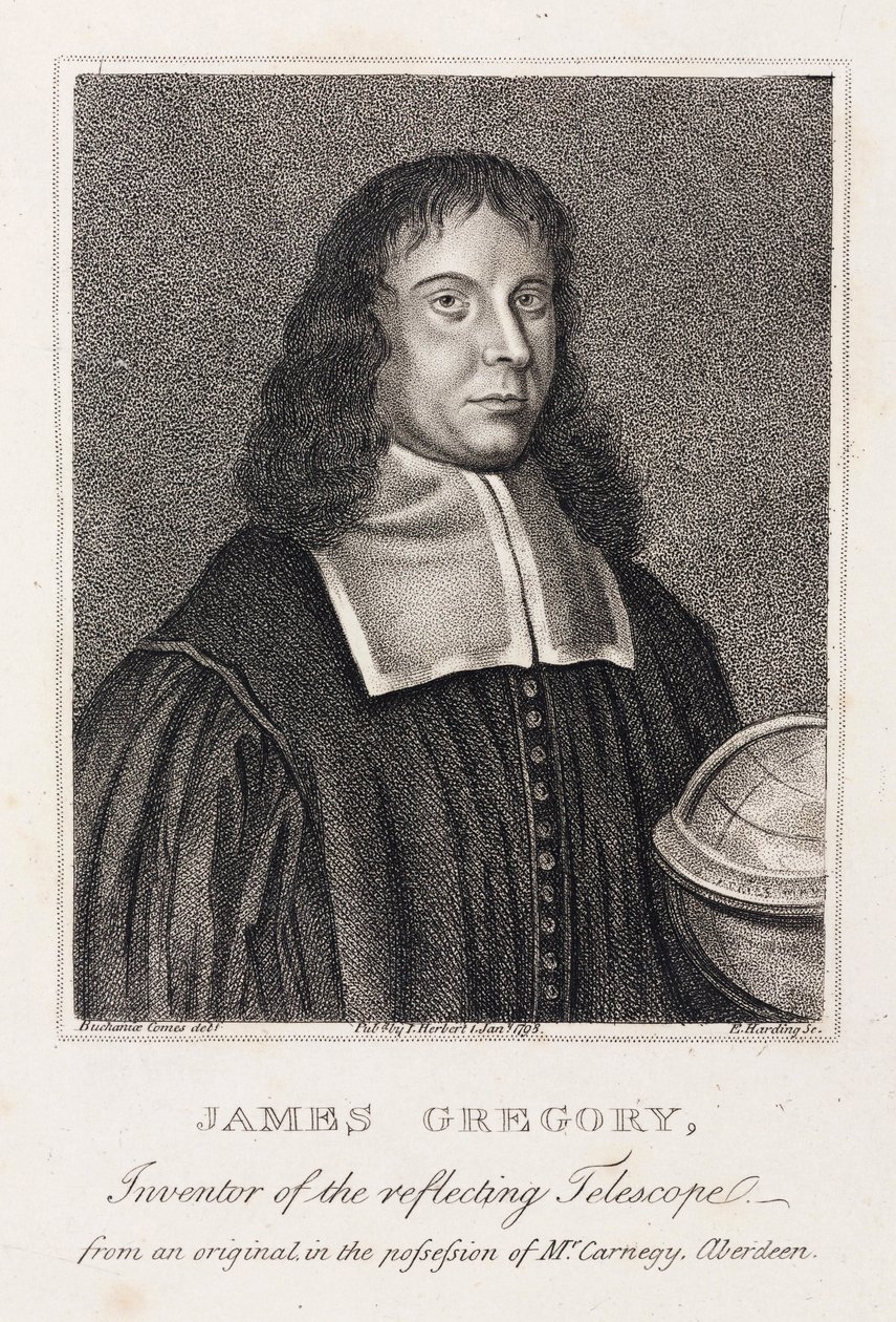 James Gregory，苏格兰数学家，c 1670 作者 不明