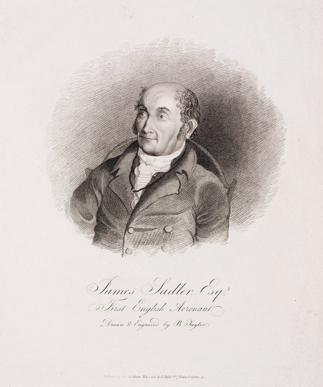 James Sadler, the first English aeronaut 作者 不明