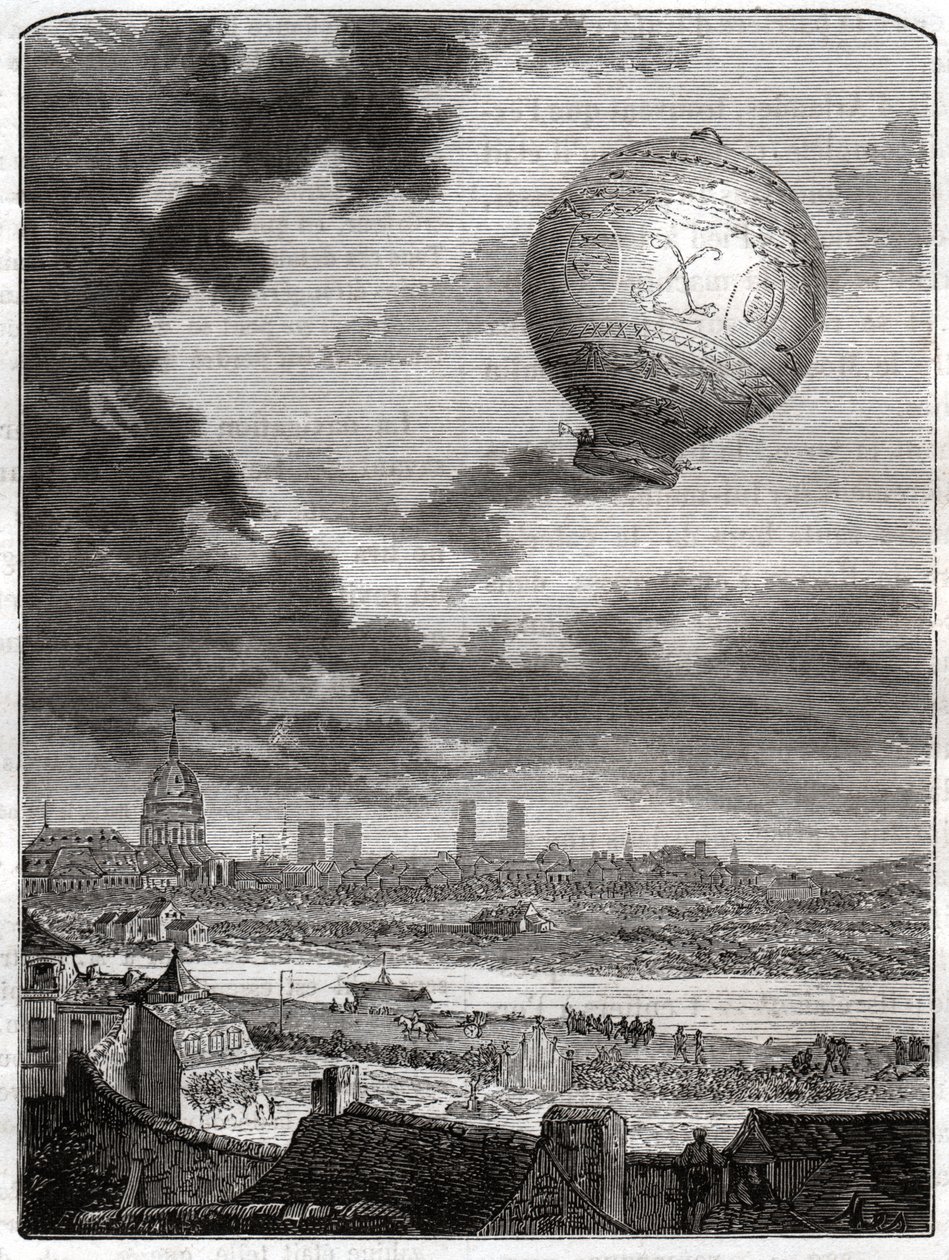 Jean Francois Pilatre de Rozier. 作者 未知艺术家