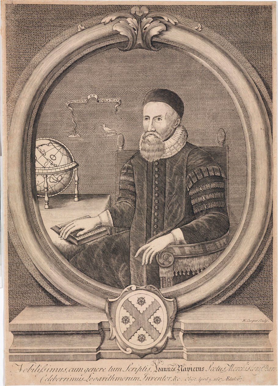 John Napier，苏格兰数学家，c 1600 作者 不明