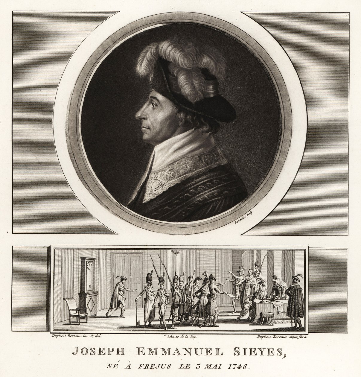 Joseph Emmanuel Sieyes，法国政治家和理论家 作者 不明