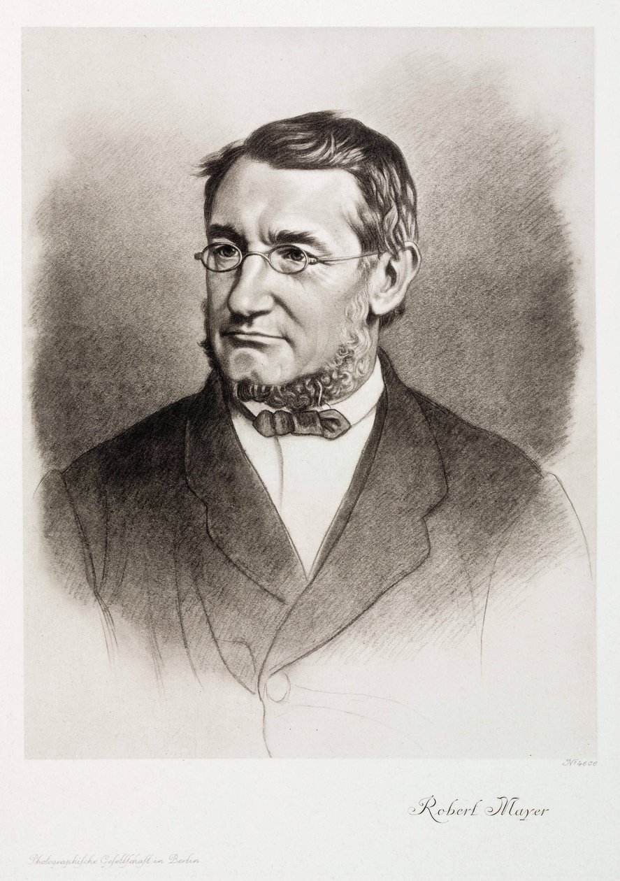 Julius Robert von Mayer，德国物理学家，1870 年代 作者 不明