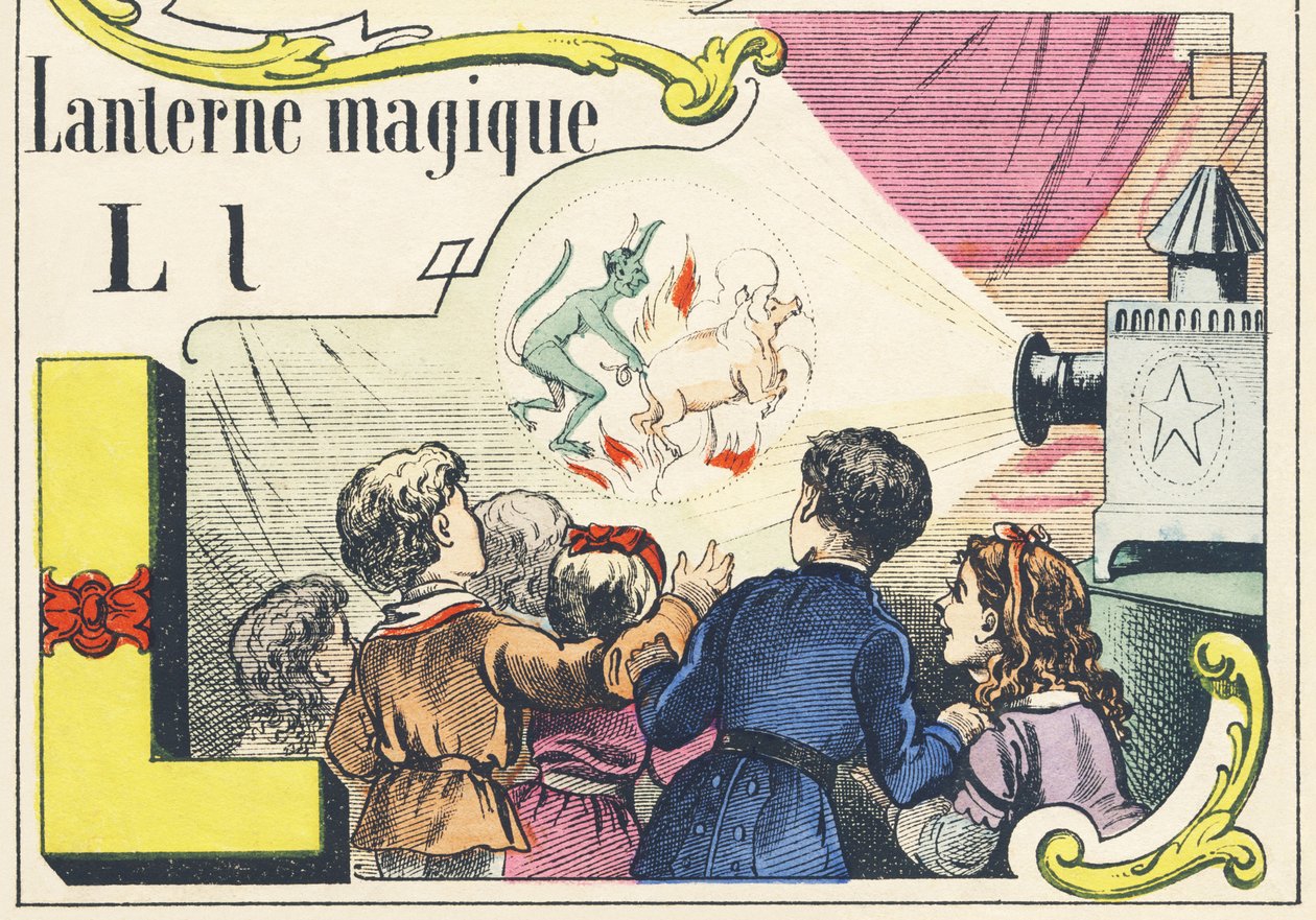 L：魔法灯笼 - Games Alphabet，c.1890（插图） 作者 不明