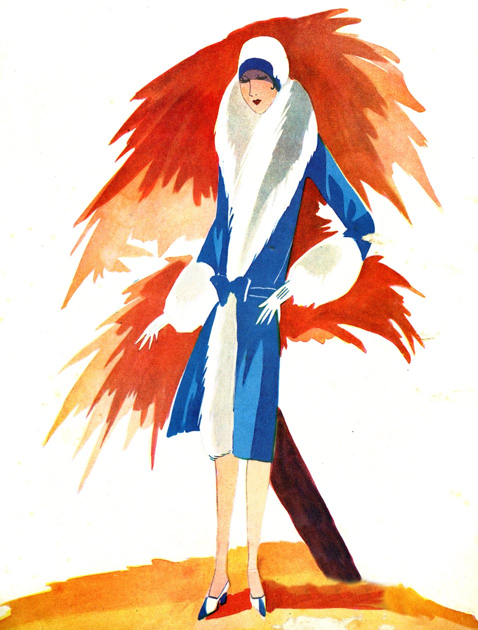 Le Miroir des Modes 1927 年 9 月 作者 未知艺术家