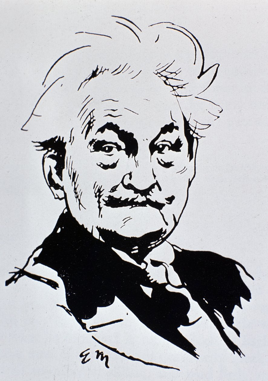Leos Janacek（纸本水墨） 作者 不明