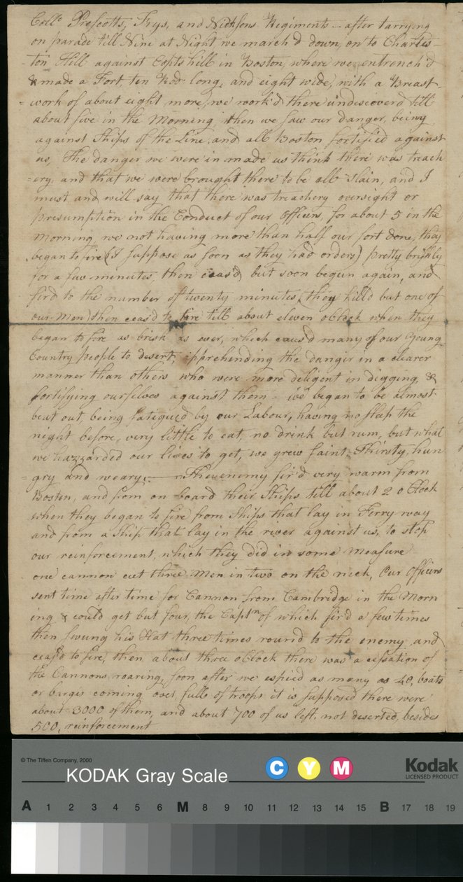 彼得·布朗 (Peter Brown) 写给莎拉·布朗 (Sarah Brown) 的信，1775 年 6 月 25 日（纸质） 作者 未知艺术家