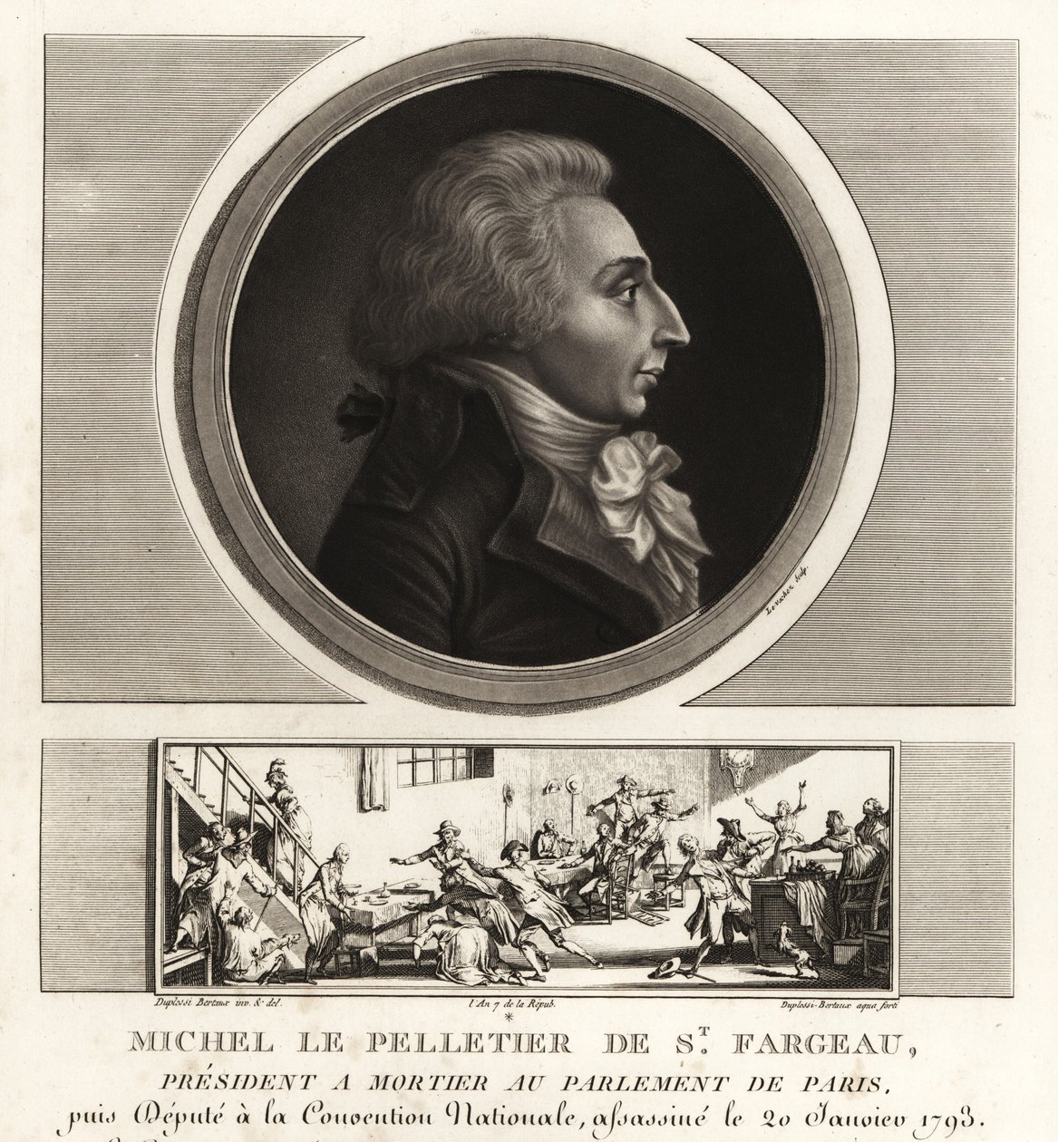 Louis-Michel le Peletier, Marquis of Saint-Fargeau (1760-1793), French politician and martyr of the French Revolution 作者 不明