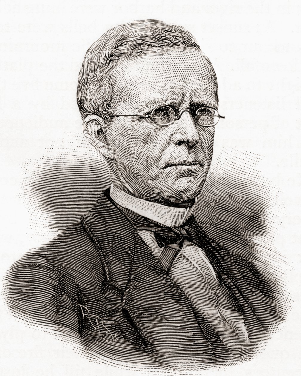 莱曼·特朗布尔 (Lyman Trumbull)，来自《世纪》杂志，1887 年出版（版画） 作者 未知艺术家
