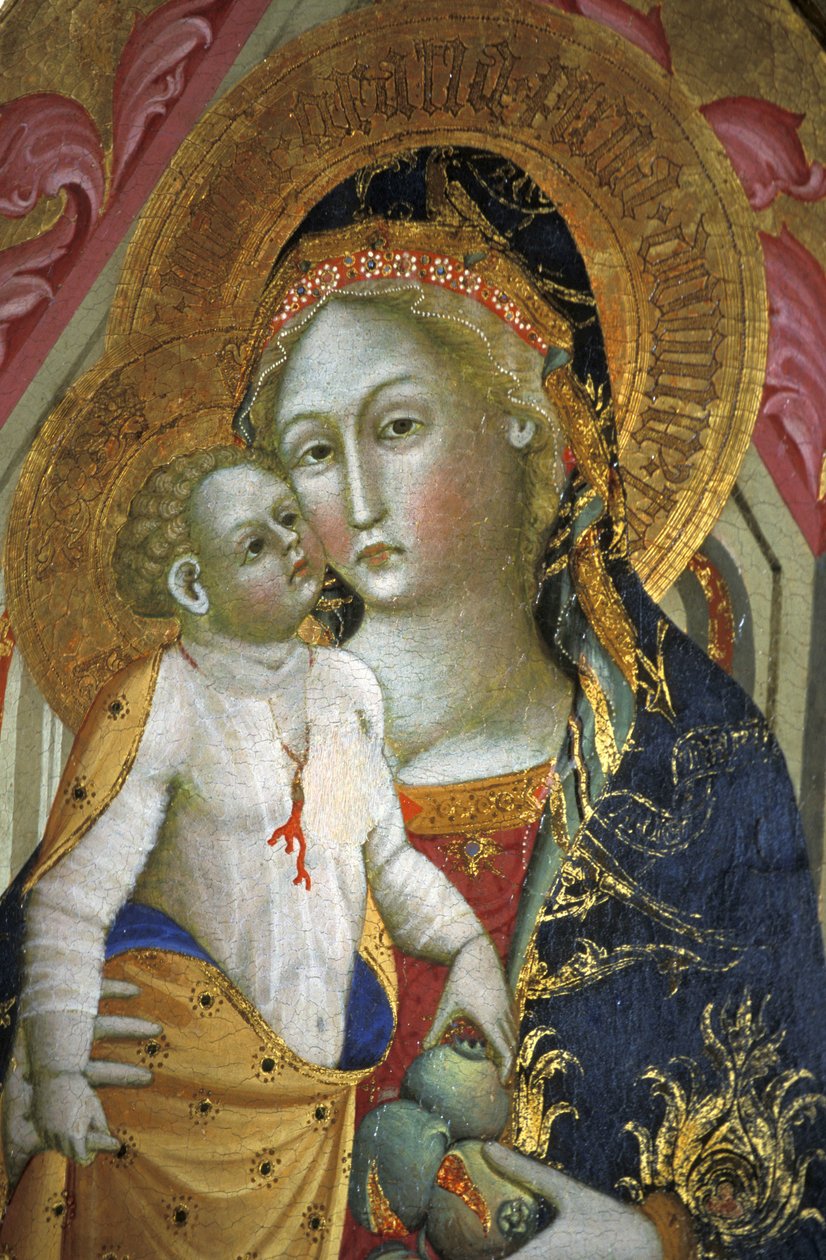 圣母与儿童，Francesco di Gentile，14世纪，意大利马尔凯省Matelica市Piersanti博物馆 作者 不明