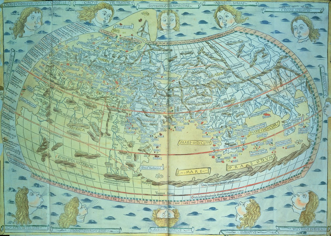 世界地图 作者 未知艺术家