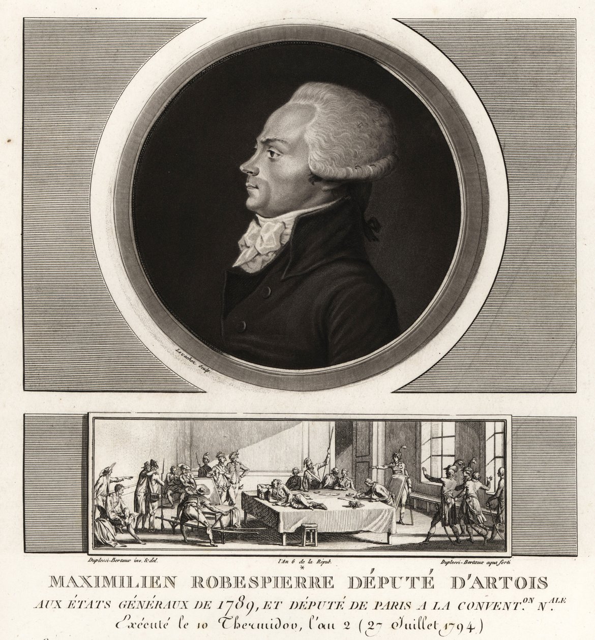 Maximilien Robespierre, Deputy of Artois, executed 1794 作者 不明