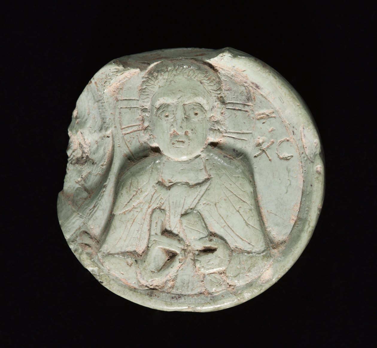与基督纪念章，约1200-1400年 作者 不明