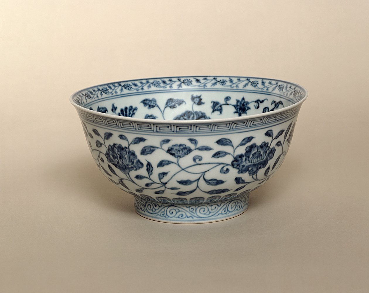 明青花碗，宣德马克（1426-35） 作者 不明