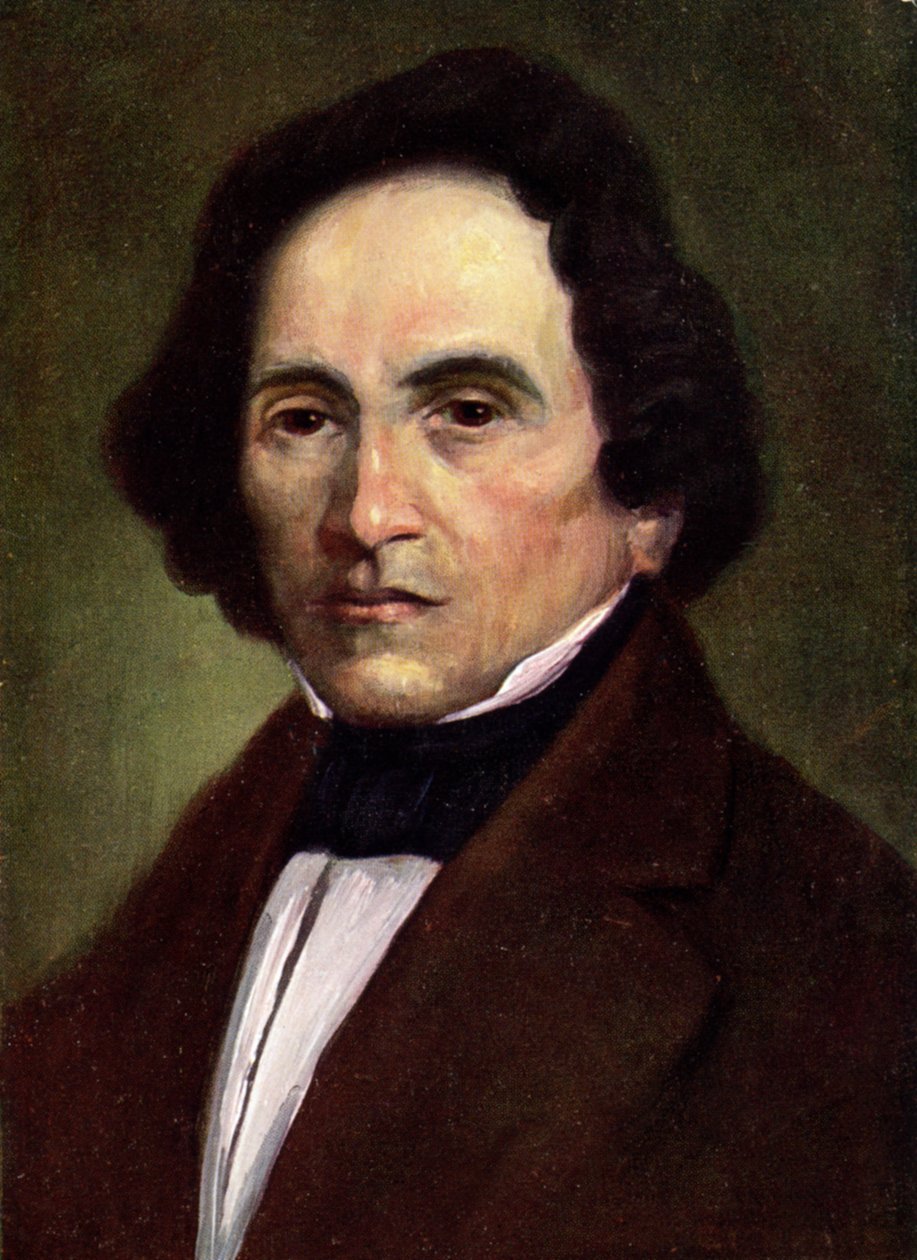 音乐德国作曲家 Giacomo Meyerbeer。插图，奥地利，约 1900 年（明信片） 作者 未知艺术家