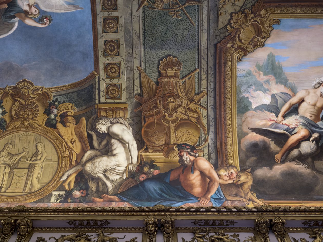 神话人物。 Francois Perrier (1594-1649) 的彩绘装饰 作者 不明