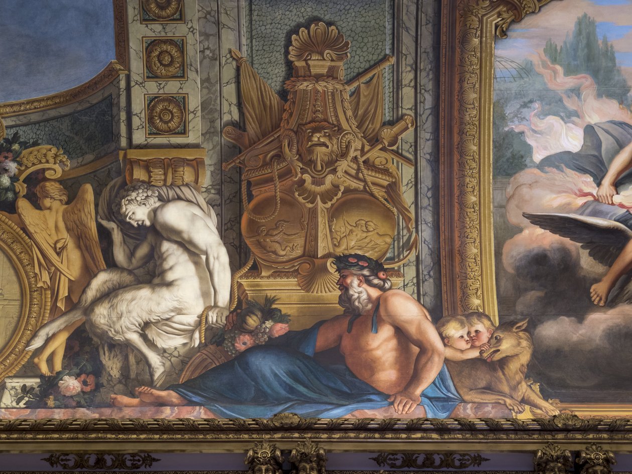 神话人物。 Francois Perrier (1594-1649) 的彩绘装饰 作者 不明