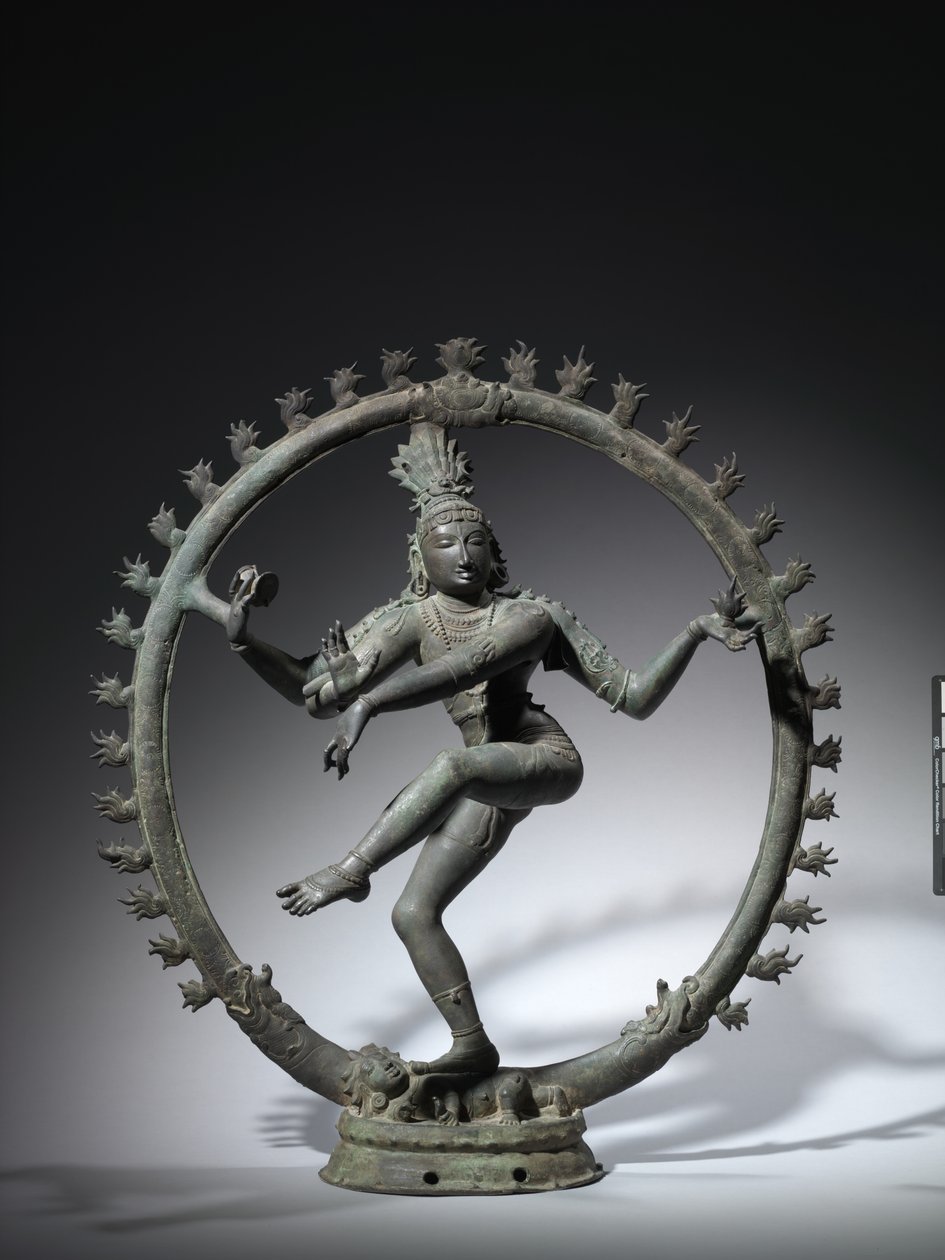 Nataraja，湿婆（Shiva），舞蹈之王，一千多岁。印度南部，泰米尔纳德邦，乔拉时期 作者 不明