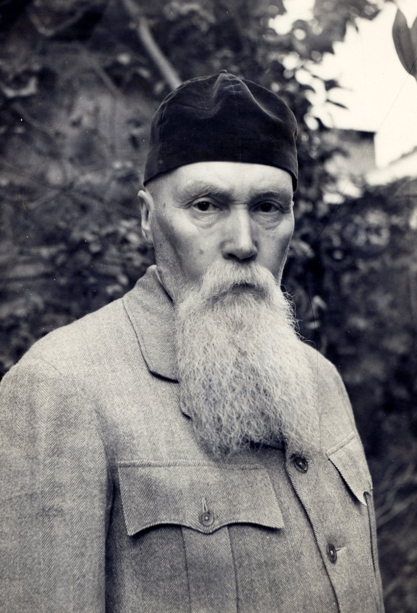 尼古拉斯-罗里奇，印度纳加尔，约1936-42（黑白照片）。 作者 不明