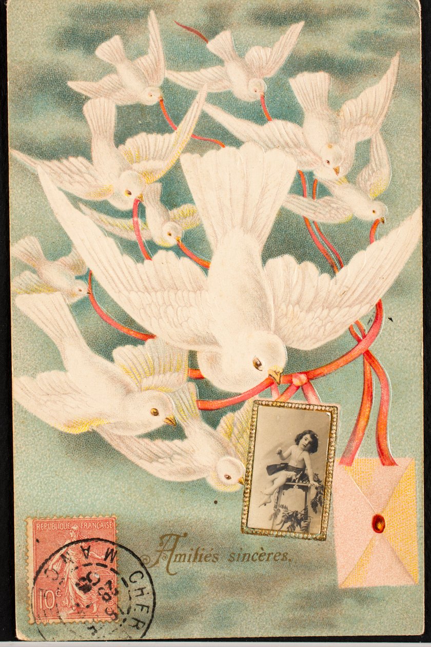 古老的明信片/友谊的真谛/鸽子 作者 不明