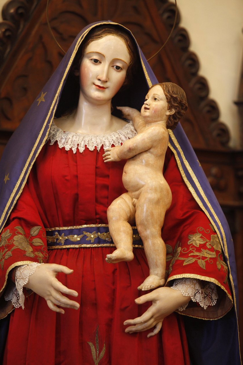 Oratorio confraternale del SS.mo Crocefisso (1714), Gallipoli, Apulia Virgin & child, Gallipoli, Italie 作者 不明