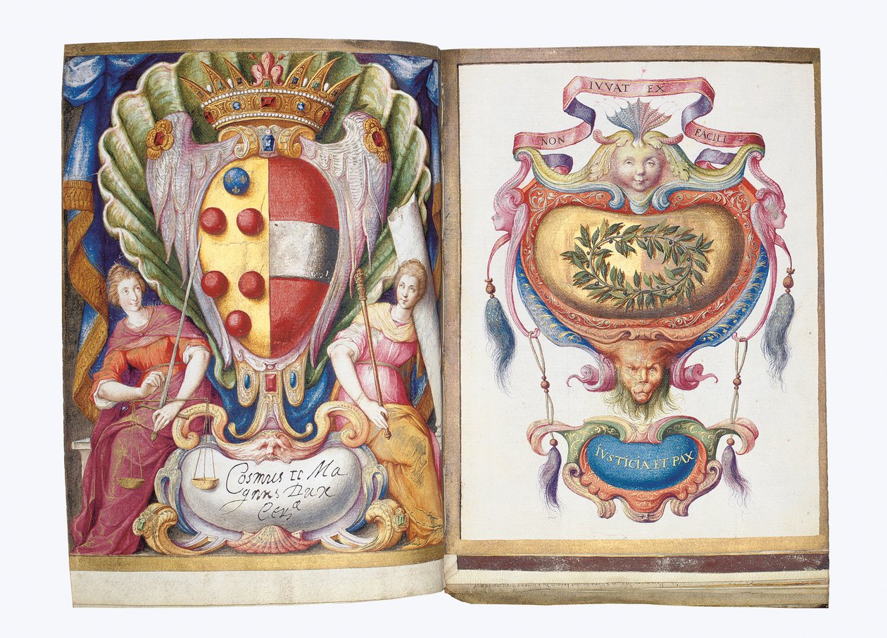 Philipp Hainhofer专辑Amicorum的页面，1596-1633年 作者 不明